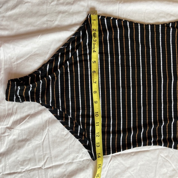 BP Long Sleeve Striped Bodysuit Small - Picture 5 of 9